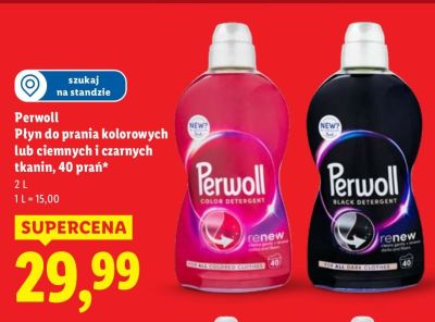 Płyn do prania ciemnych i czarnych tkanin 40 prań promocja w Lidl