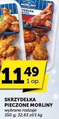 Skrzydełka pieczone Morliny promocja w Groszek