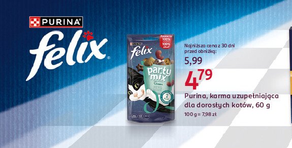 Karma dla kotów ocean mix Purina felix party mix promocja