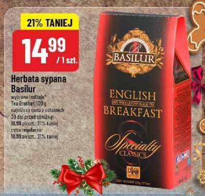 Herbata sypana Basilur English Breakfast promocja w POLOmarket