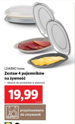 Pojemniki do wędlin LIVARNO HOME promocja