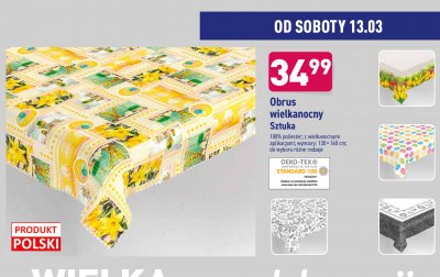 Obrus wielkanocny 130 x 160 cm promocja