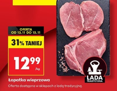 Łopatka wieprzowa promocja w Biedronka