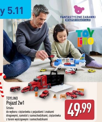 Pojazd TOYLINO Pojazd 2w1 promocja w Aldi