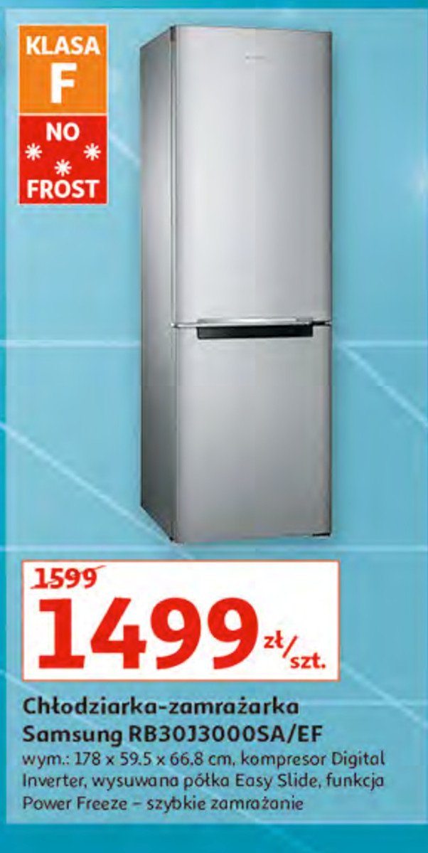 Ch艂odziarko-zamra偶arka rb30j3000sa Samsung promocja