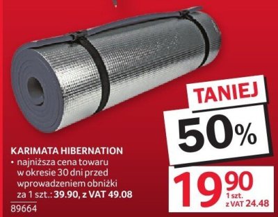 Karimata hibernation promocja w Selgros