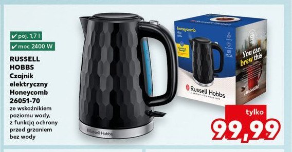 Czajnik 26051-70 honey comb Russell hobbs promocja