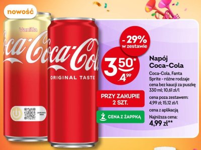 Napój Coca-Cola promocja w Żabka