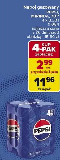 Napój 7up promocja w Carrefour