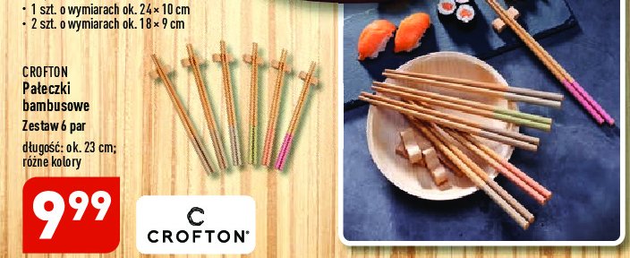 Pałeczki bambusowe Crofton promocja