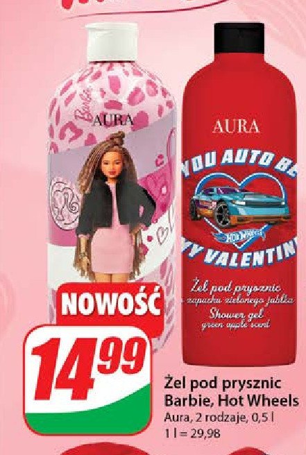 Żel pod prysznic hot wheels AURA COSMETICS promocja