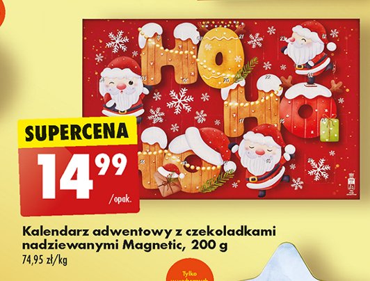 Kalendarz adwentowy Magnetic promocja w Biedronka