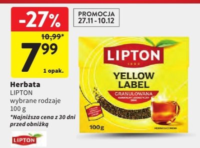 Herbata promocja w Intermarche