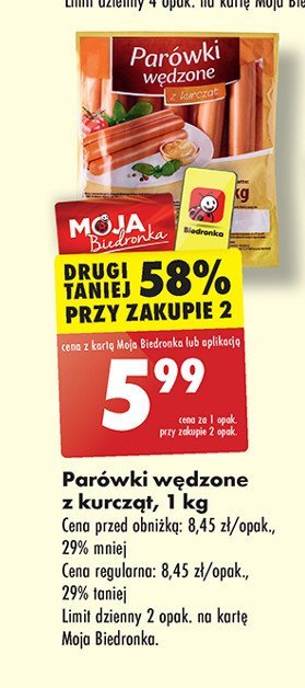 Parówki wędzone Yano promocja