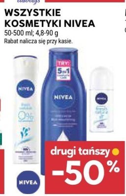 Kosmetyki Nivea różne rodzaje 50-500 ml promocja w Stokrotka