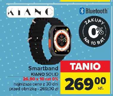 Smartband solid Kiano promocja w Carrefour