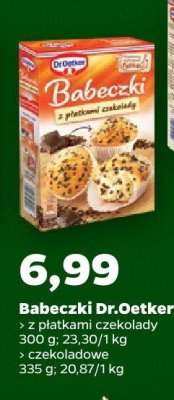 Babeczki z płatkami czekolady promocja w Netto