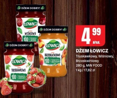 Dżem Łowicz Truskawkowy promocja w Chorten