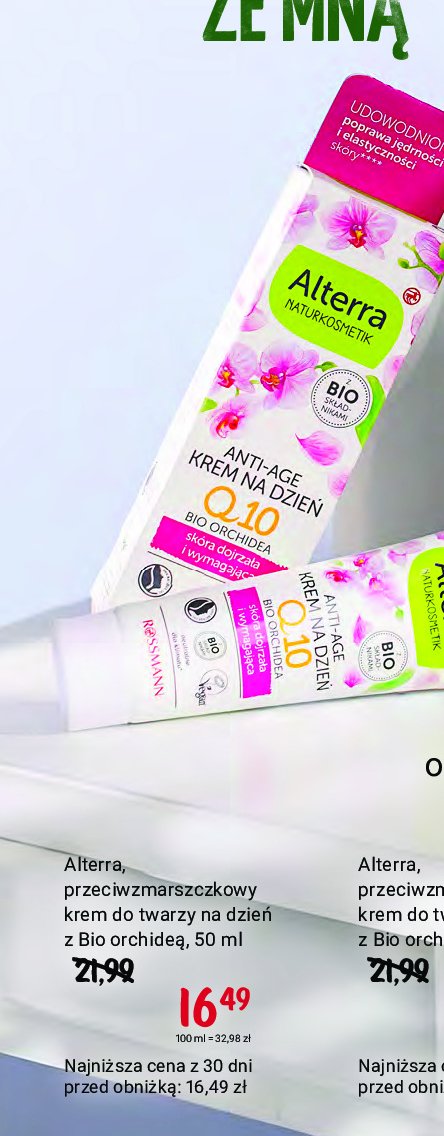 Krem do twarzy ALTERRA ORCHIDEA promocja