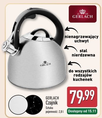 Czajnik GERLACH 2,8 l promocja w Aldi