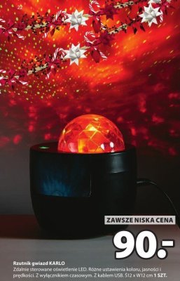 Rzutnik gwiazd KARLO promocja w Jysk