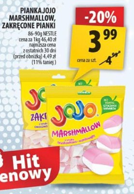 Pianka Jojo Marshmallow z zakręconym smakiem Nestlé promocja w Arhelan
