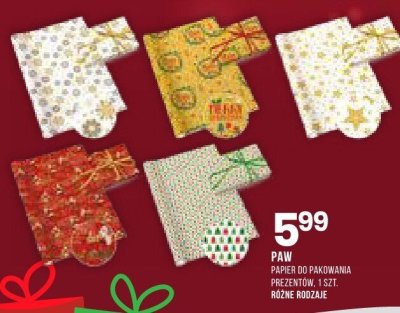 Papier do pakowania prezentów, 1 szt, różne rodzaje promocja w Drogerie Natura