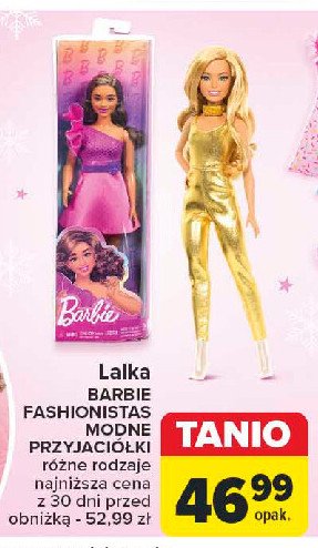 Lalka modne przyjaciółki Barbie promocja w Carrefour Market