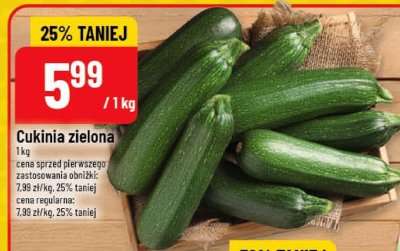 Cukinia zielona promocja w POLOmarket