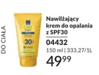 Krem nawilżający do opalania z SPF30 promocja w AVON