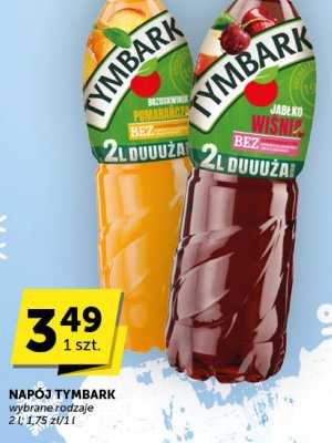 Napój Tymbark wybrane rodzaje promocja w ABC