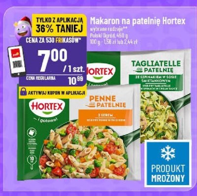 Makaron na patelnię Hortex różne rodzaje promocja w POLOmarket