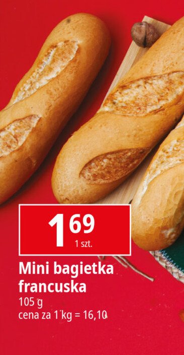 Mini bagietka francuska promocja