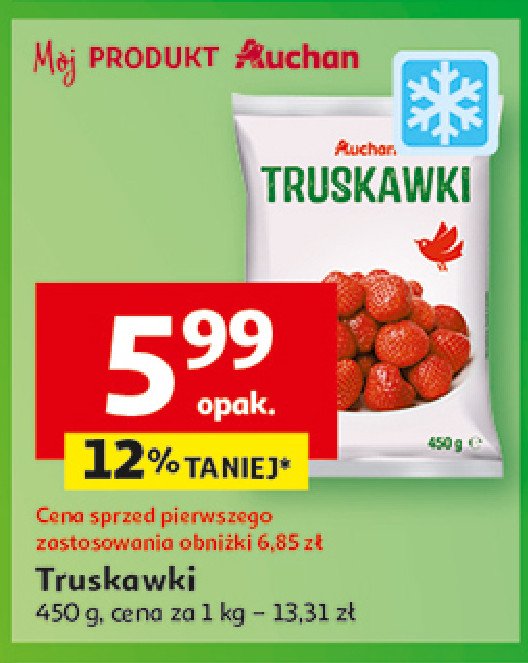 Truskawki Auchan promocja