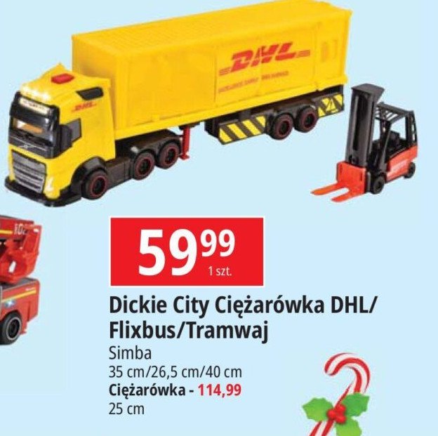 Tramwaj city train Dickie toys promocja w Leclerc