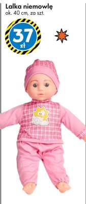 Lalka niemowlę ok. 40 cm promocja w Tedi