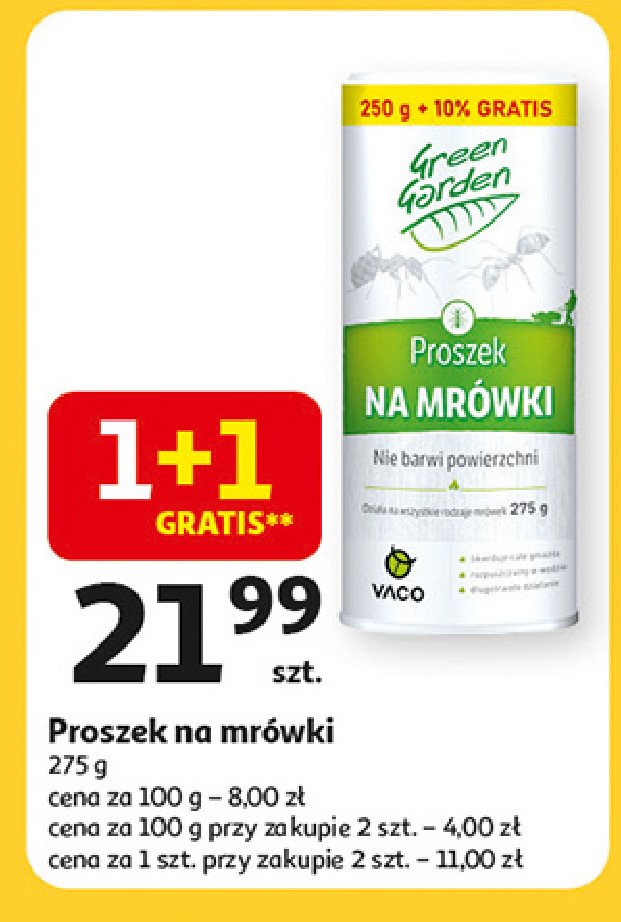 Proszek na mrówki Green garden (ogród) promocja w Auchan