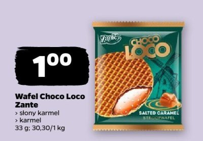 Wafel Choco Loco karmel promocja w Netto