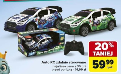 Auto RC zdalnie sterowane promocja w Carrefour