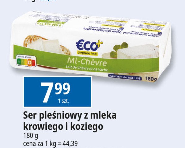 Ser z mleka koziego Eco+ promocja