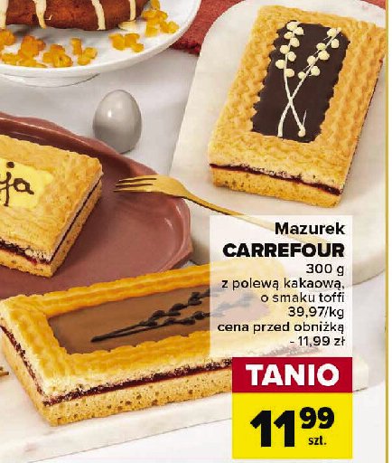 Mazurek kakaowy Carrefour promocja