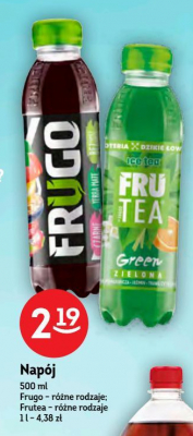 Napój zielony Frugo frutea promocja