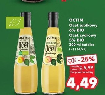 Ocet cydrowy Octim promocja w Kaufland