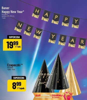 Baner Happy New Year Party Deco promocja w POLOmarket
