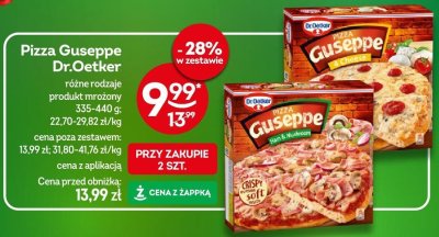 Pizza Guseppe Dr.Oetker różne rodzaje produkt mrożony promocja w Żabka