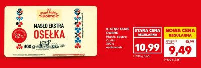 Masło ekstra osełka Stąd Takie Dobre! promocja w Kaufland