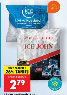 Lód w kostkach promocja w Biedronka