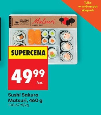 Sushi Sakura Matsuri promocja w Biedronka