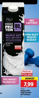 Mleko bez laktozy PILOS HIGH PROTEIN promocja