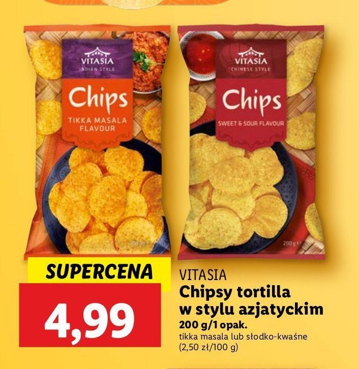 Chipsy tikka masala Vitasia promocja